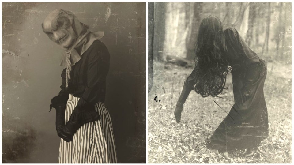 Děsivé vintage fotky